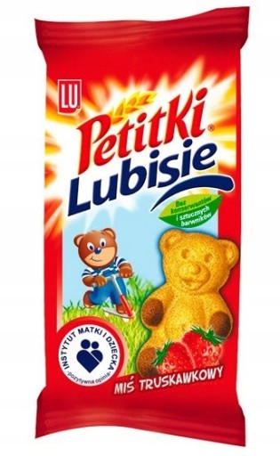 CIASTECZKA LUBISIE TRUSKAWKOWE 30g TRUSKAWKOWYM