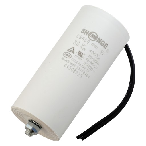 Kondensator rozruchowy 80uF 450V CBB60 SHENGE