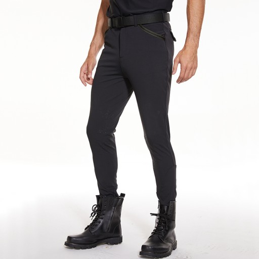 Bryczesy męskie czarne XS- XL