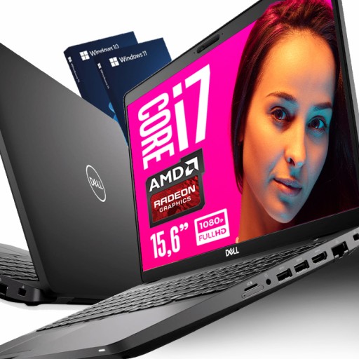 Szybki Gamingowy Dell i7 4x4,80GHz QUAD Radeon 16GB SSD 512GB 15
