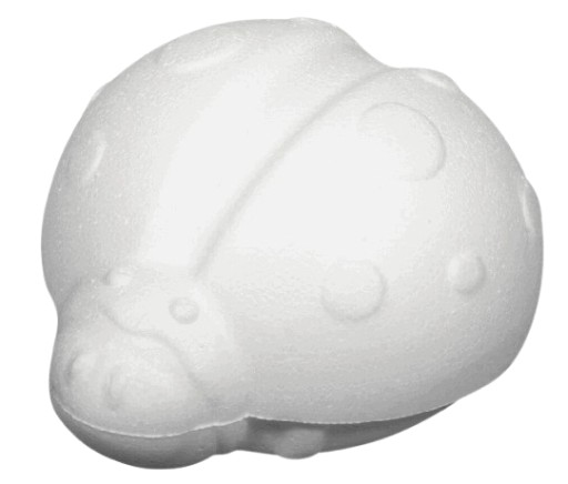 BIEDRONKA STYROPIANOWA - wielkość 11 cm