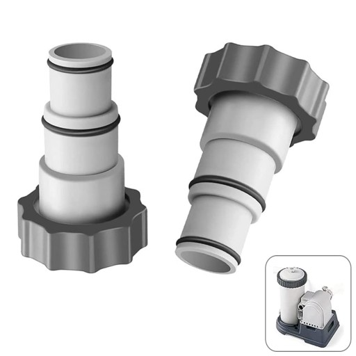 2szt złączka redukcja do węży dla pomp węże baseny adapter do intex 32-38mm