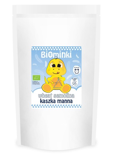 KASZKA MANNA BIO 500 g - BIOMINKI BIOMINKI