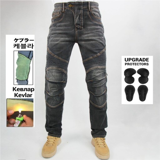 4 sezony spodnie motocyklowe Unisex aramidowe Moto