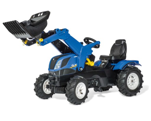 Traktor na pedały pompowane koła New Holland