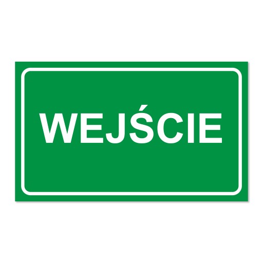 TABLICZKA PCV WYJŚCIE TABLICZKA INFORMACYJNA