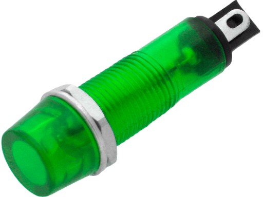 KONTROLKA Neonowa 9mm ZIELONA 230V (2451)