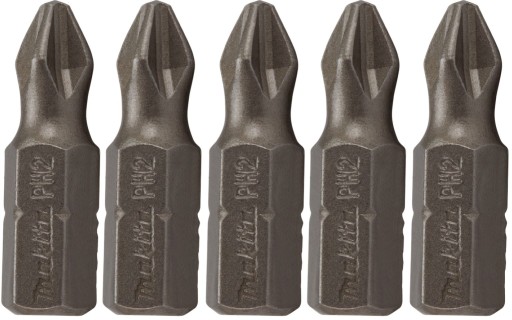 Makita B-62452 Zestaw 5 końcówek wkrętakowych PH2