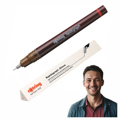 TUSZOGRAF RAPIDOGRAF ROTRING 0,5 MM PIÓRO TECHNICZNE