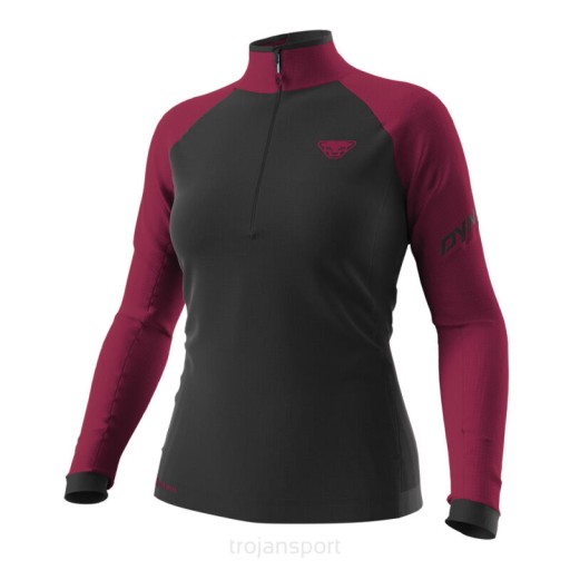BLUZA DAMSKA DYNAFIT SPEED POLARTEC 1/2 ZIP BEET RED L 71499 6212