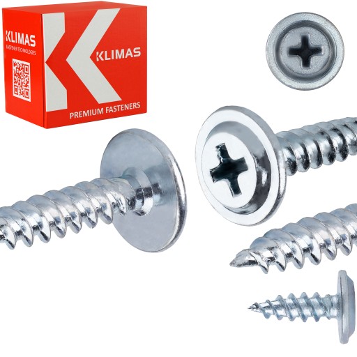 Wkręty podkładkowe do drewna 4,2x 13 mm 1000 szt. Klimas WPC