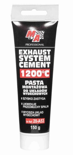 PASTA ŻAROODPORNA MONTAŻOWA DO WYDECHU Moje Auto