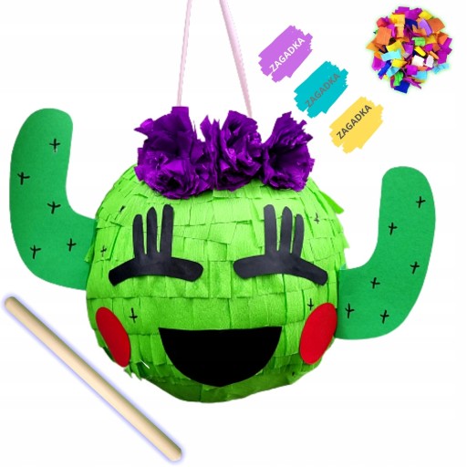 PINIATA KAKTUS DUŻA NA URODZINY PINATA MEKSYKAŃSKA