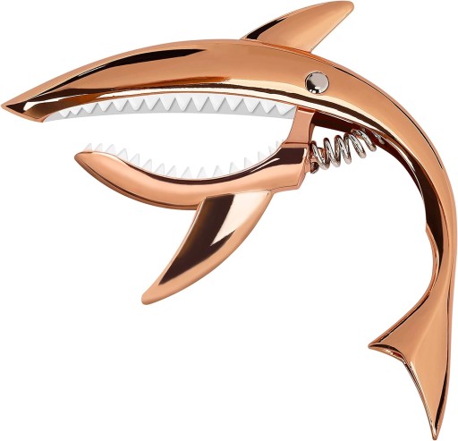 KAPODASTER SHARK CAPO GC-02 + 2 KOSTKI GITAROWE