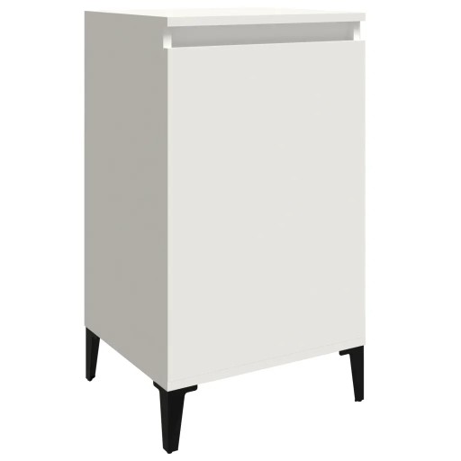 Elegancka szafka nocna 40x35x70 cm, biała