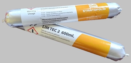 Stratofolio Uszczelniacz klej hybrydowy LIM TEC 2 do taśm i EPDM czarny