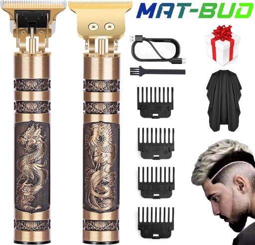 MASZYNKA TRYMER DO STRZYŻENIA BRODY WŁOSÓW BARBER