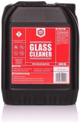 GOOD STUFF GLASS CLEANER 5L ODTŁUSZCZA PŁYN DO MYCIA SZKŁA SZYB BEZ SMUG