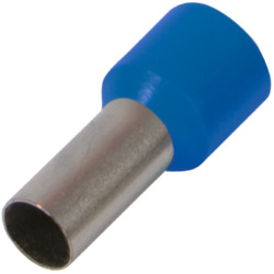 Tulejka izolowana 1,5mm 100 szt niebieska