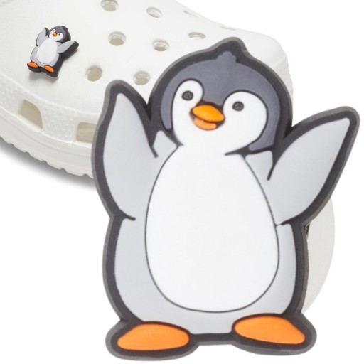 PRZYPINKA CROCS JIBBITZ DO BUTÓW PIN OZDOBA CHARMS PINGWIN