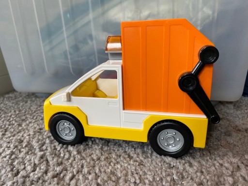 Lego duplo klocki - śmieciarka.