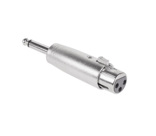 ADAPTER PRZEJŚCIÓWKA WTYK JACK 6,3 GNIAZDO XLR CAN