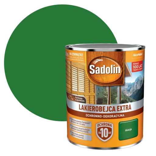 SADOLIN EXTRA 0,75L LAKIEROBEJCA DO DREWNA AKACJA