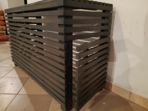 Ażurowa osłona 120x45 h72 + drzwiczki boczne