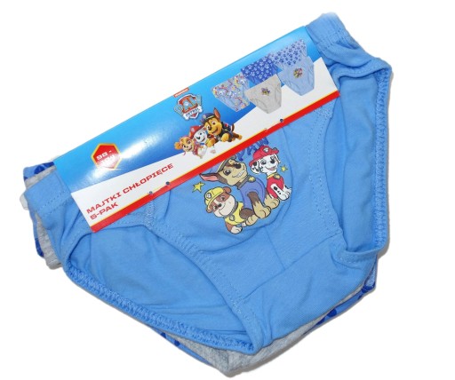 PSI PATROL 5 PACK MAJTKI Chłopięce SLIPY 122/128