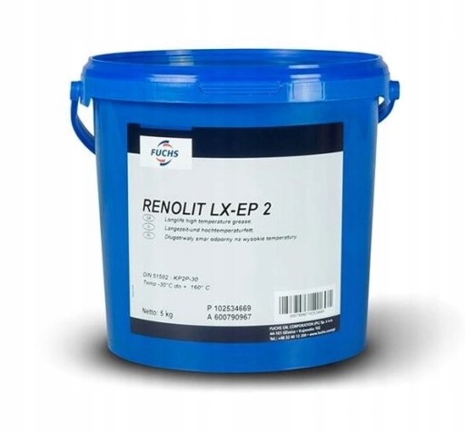 FUCHS RENOLIT LX-EP2 5KG - smar litowy kompleksowy