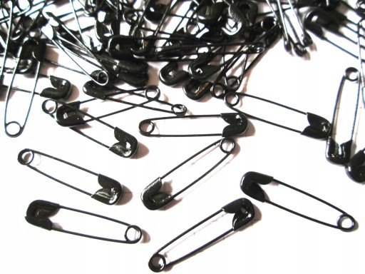 AGRAFKI CZARNE 12szt. 31mm