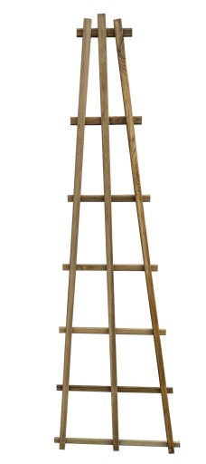 Kratka skośna różana Płotek trapezowy drabinka 60x180 cm 9 SZTUK