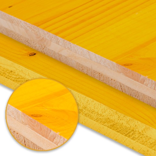 PŁYTA TRÓJWARSTWOWA BEZ OKUCIA KLASA I 2500x500x21