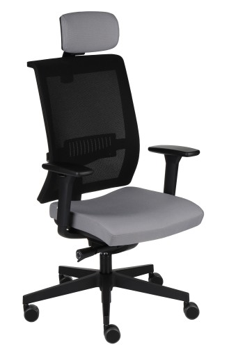 Fotel Biurowy GROSPOL Level BS HD, Siatka Kolory