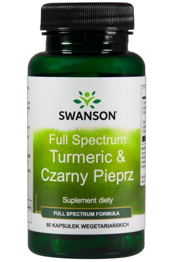 SWANSON KURKUMA ORGANICZNA + PIPERYNA TURMERIC