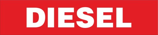 NAKLEJKA-oznakowanie KANISTER -DIESEL