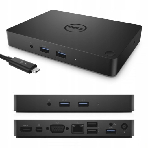 Stacja dokująca Dell WD15 K17A USB-C/DP