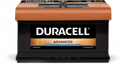 Akumulator Duracell Advanced DA80 12V 80Ah 750A
