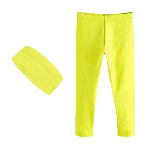 ZESTAW LEGGINSY + OPASKA NA GŁOWĘ BAWEŁNA 146