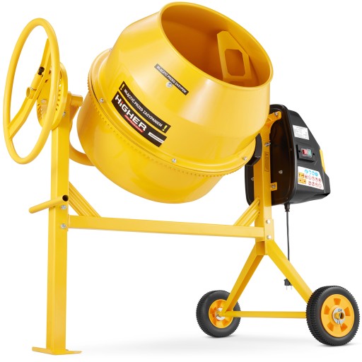 Betoniarka budowlana HIGHER mieszarka 125L 650W 230V żeliwny wieniec