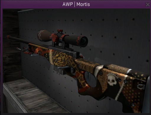 AWP MORTIS PB FT CS GO