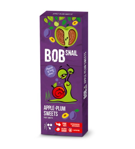 BOB SNAIL OWOCOWA PRZEKĄSKA JABŁKO ŚLIWKA 30G