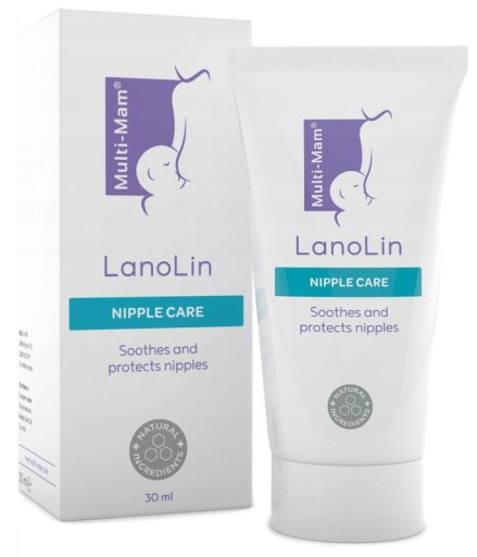 MULTI-MAM LANOLIN LANOLINA MAŚĆ NA SUTKI 30 ml