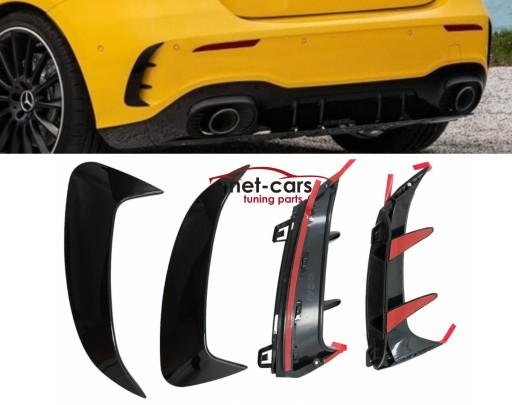 DOKLADKA SPLITER AERO MERCEDES A W177 A45 35 AMG T