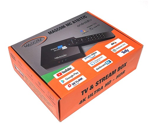 Dekoder MASCOM MC A101T/C Android 10 DVB-T2 H.265