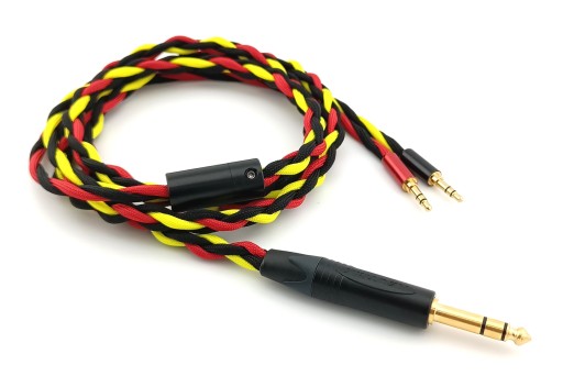 Ręcznie wykonany kabel do słuchawek HIFIMAN DEVA PRO, HE-R9, wtyk 6,3mm