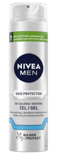 Nivea MEN Silver Protect ŻEL DO Golenia 200 ml