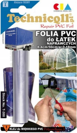 Folia naprawcza do łatek PVC