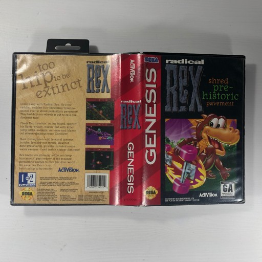 Gra Radical Rex Genesis Sega Megadrive