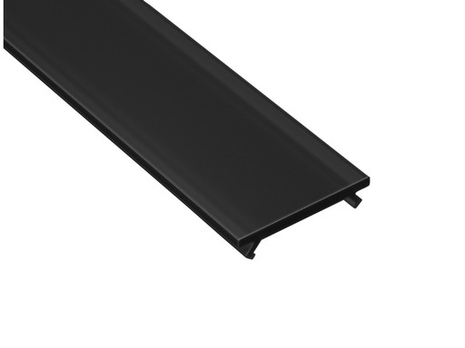 KLOSZ BASIC PMMA CZARNY DO PROFILU ALUMINIOWEGO 1M